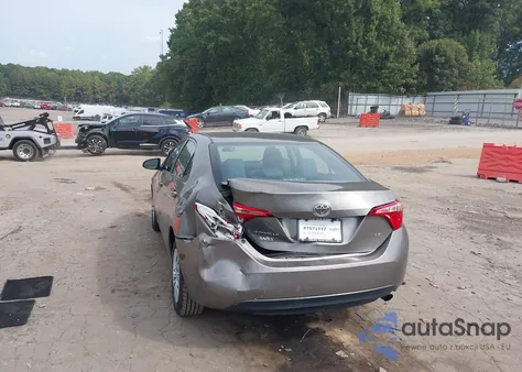 2018 Toyota Corolla Le из США, поврежденный, VIN 2T1BURHE2JC101145